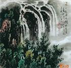 山中一夜雨 石间百重泉